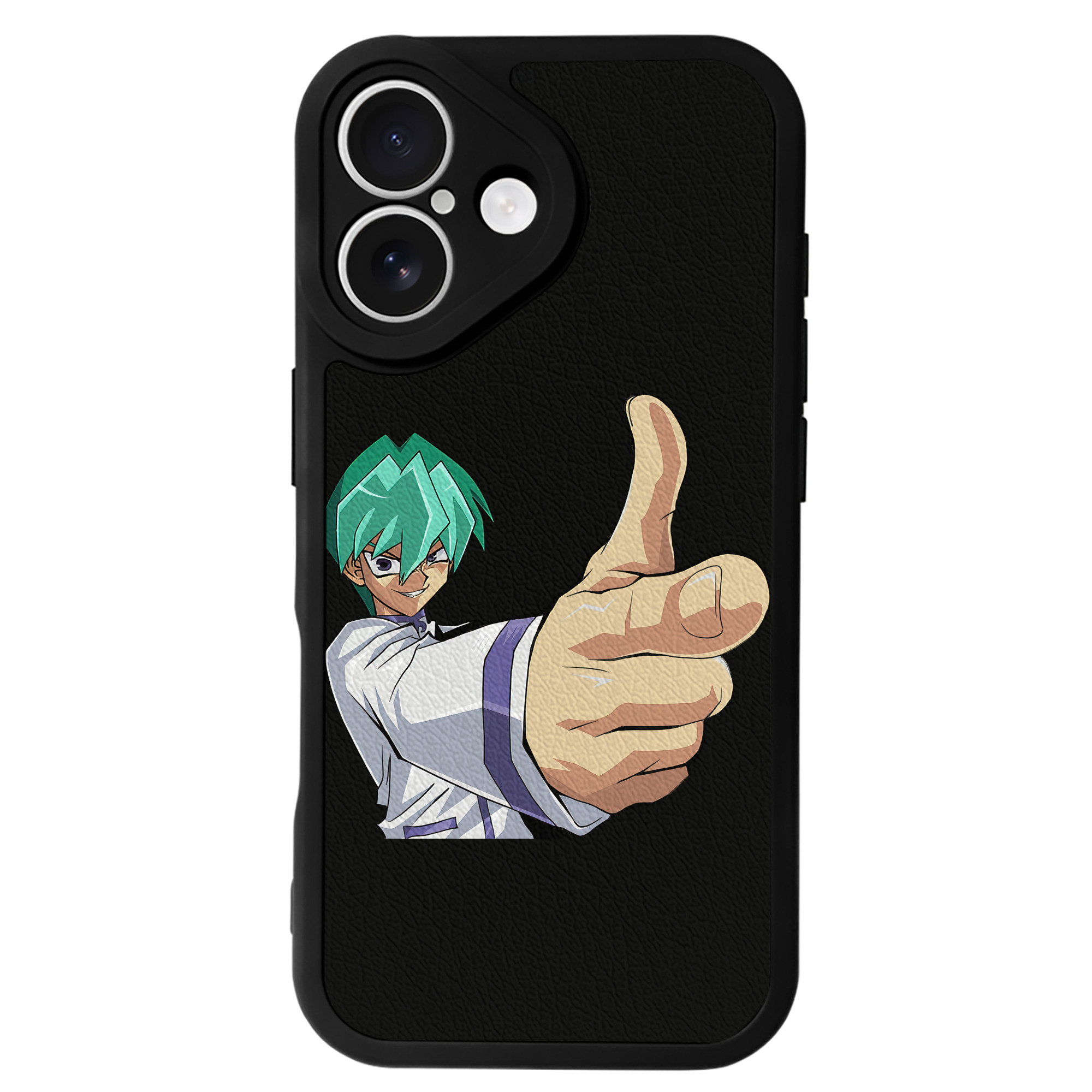 遊☆戯☆王 Yu-Gi-Oh! 【iPhone 16シリーズ対応】シリコンスマホケース（レザー調） 材質：シリコン